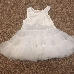 Little girls white slip